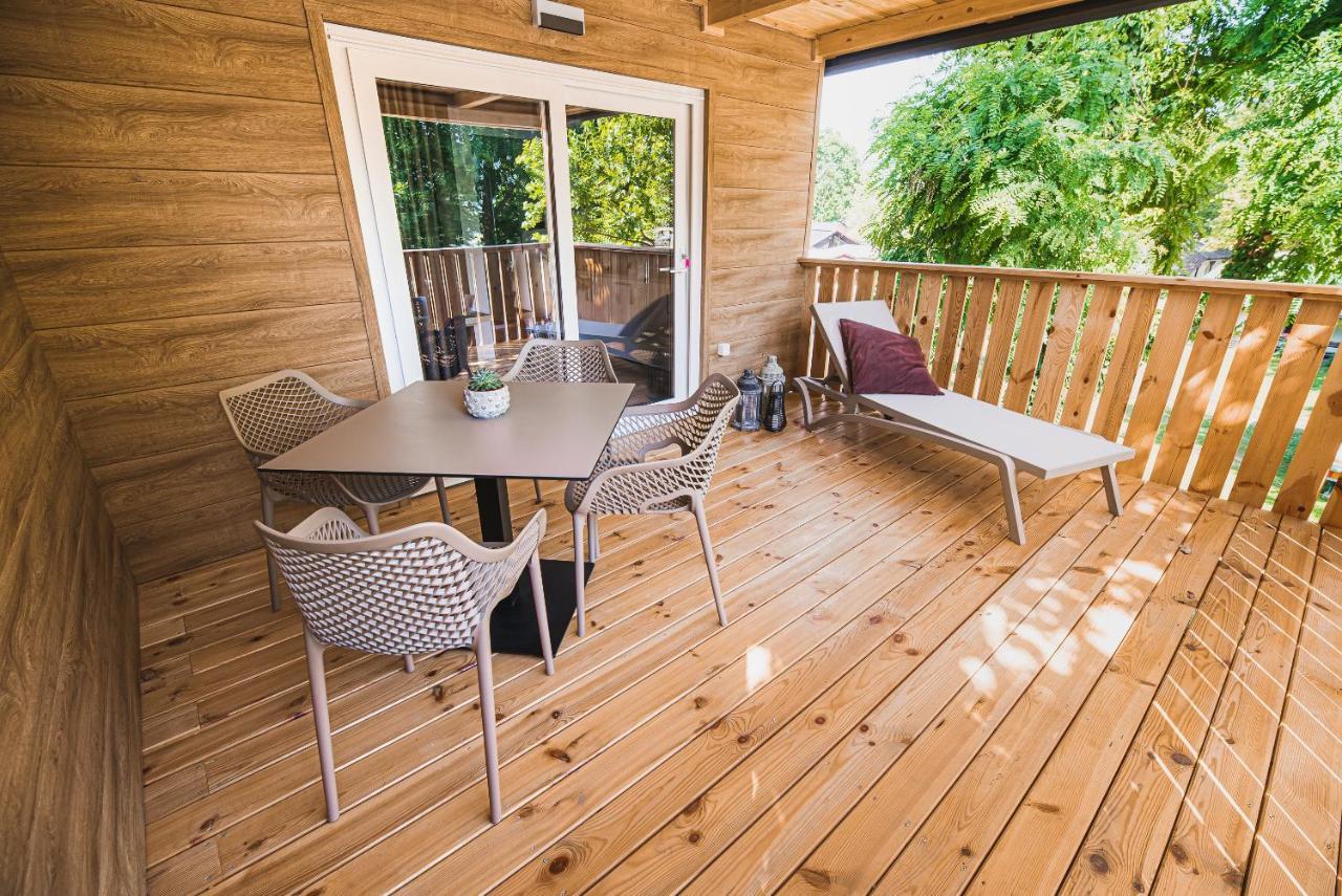 Premium Mobile Tree House With Thermal Riviera Tickets Catez ob Savi Exteriér fotografie
